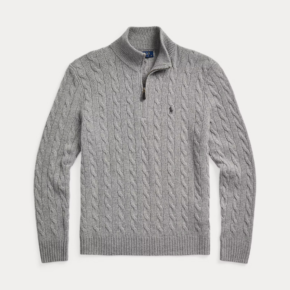 Cable Quarter Zip