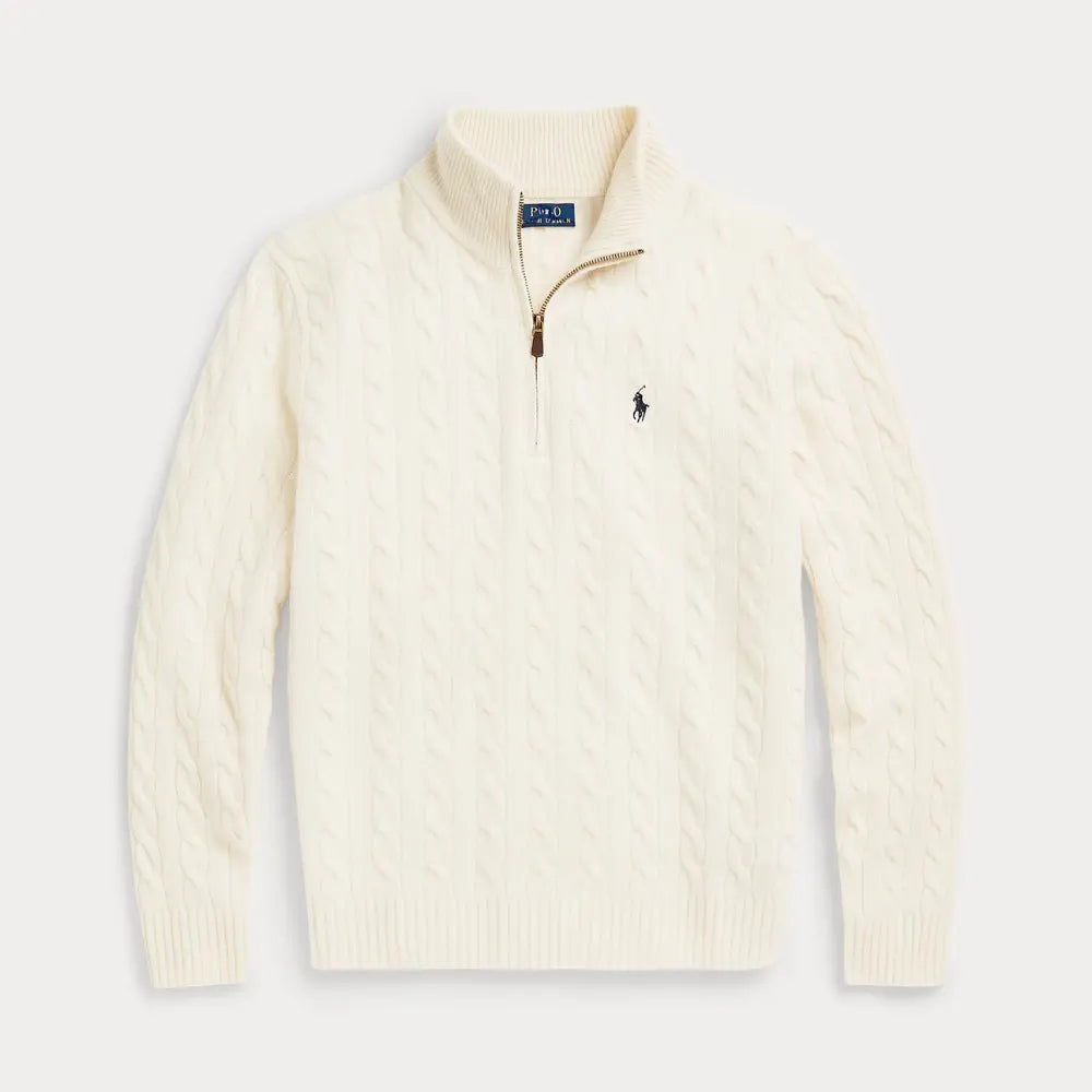 Cable Quarter Zip